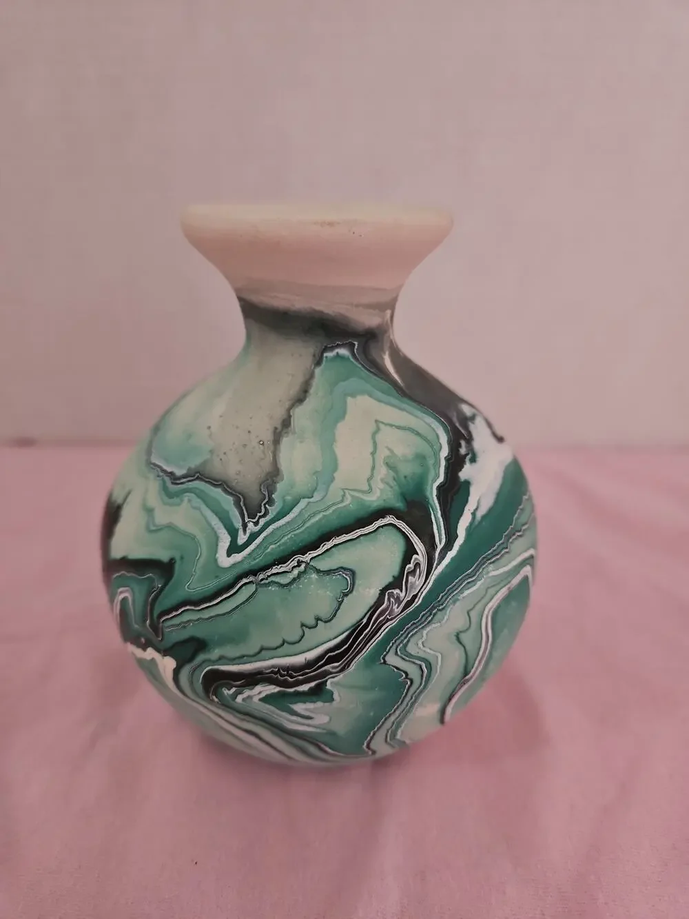Vintage Nemadji Pottery Vase Native American Southwestern Decor